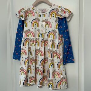 Pete + Lucy, Girls, Printed, Dress.